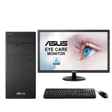 华硕 D640MB 台式电脑（I7-8700/16G/1T+128固态/8G独显/无光驱/DOS/23.8英寸/三年质保/黑）（单位：台）