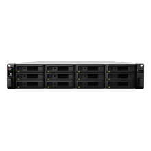 群晖 RS3617xs+ 服务器（Intel/Xeon/D-1531/8GB/4个千兆电口/2个万兆电口/2个USB3.0端口/2个扩充端口/2个PCIe扩充槽/2U机架式/12盘位加扩展最大支持36盘位/双电源/导轨/4个4T企业盘/保修3年） 黑（单位:台）
