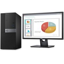 戴尔 OptiPlex 3060 台式计算机 I5-8500/4GB/1TB+128G SSD/DVDRW/E2216H 21.5寸/DOS/3年 黑 （单位：台）