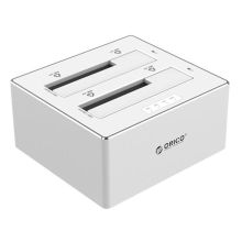 奥睿科 6828US3-C 移动硬盘盒2.5/3.5英寸通用脱机拷贝机硬盘底座 双盘位 单位：个