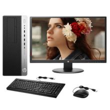 惠普 400 Pro G4 MT 电脑 i3-7100/4G/1T/超薄DVDRW/WIN7/21.5寸/原厂三年上门保修服务（单位：台）