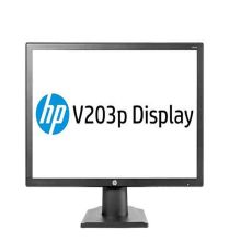 惠普 V203p VGA接口 19.5寸宽屏16:10 LED背光IPS液晶显示器 黑色 （单位：台）