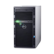 戴尔(DELL) T130 塔式服务器 E3-1220V6/8G/2*1TB/DVDRW/290W/冷插拔/4背板 黑色 (单位:台)