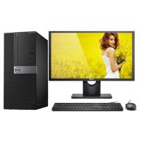 戴尔 5050MT 商用办公台式电脑(I5-6500/4G/1T DVD/2G/21.5寸/三年上门/硬盘不返还) 黑色 （单位：台）