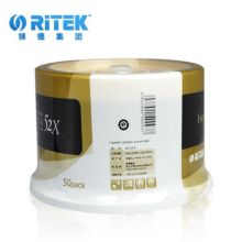 铼德Ritek X系列金龙CD-R刻录光盘 52速 700M 桶装50片