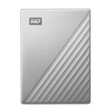 西部数据(WD) 2TB 移动硬盘 Type-C My Passport Ultra 2.5英寸 银色 机械硬盘 便携 密码保护 兼容Mac