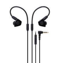 铁三角 AUDIO-TECHNICA LS50IS 双动圈入耳式音乐耳机 低频强劲 黑色
