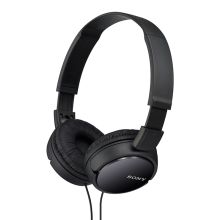 索尼 SONY MDR-ZX110AP 头戴式立体声耳机 黑色