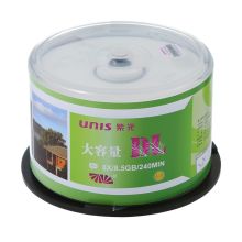 紫光 UNIS DVD+R DL 刻录光盘 8速 8.5GB 单面双层 桶装50片