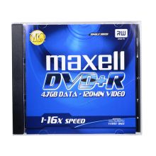 麦克赛尔 MAXELL DVD+R 刻录光盘 16速 4.7GB 1片盒装 5盒/包