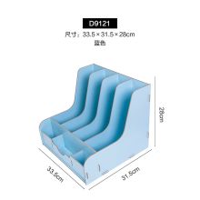 金隆兴 D9121 木质多功能文件筐 335*315*280mm 单位：个 蓝色