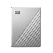 西部数据(WD) 4TB Type-C 移动硬盘 My Passport Ultra2.5英寸 高速 便携 密码保护 兼容Mac 银色（单位：个）