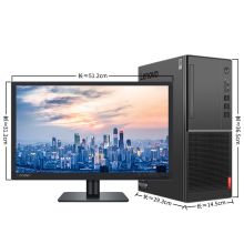 联想  扬天M6603D  I5-9400/  8G/1T/DVD/21.5  显示器  黑白  (单位:台)