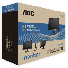 AOC 商务办公E1670SWUE 15.6英寸可壁挂 液晶电脑显示器 单位：个