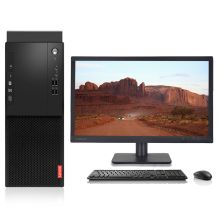 联想 启天M410 台式电脑（I5-7500/8G/1T/集显/Win10/21.5寸/含鼠键/质保三年）黑色（单位：台）