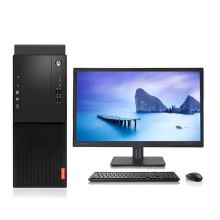 联想（Lenovo）启天M420-B018(C) 台式电脑 Intel奔腾G5400 3.7GHz双核 4GB-DDR4内存 1T SATA硬盘 集显 DVDRW DOS系统 云教室 +21.5英寸显示器 含键鼠 原厂三年上门保修服务（含显示器）