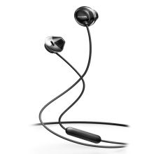 飞利浦 PHILIPS SHB4205 入耳式高保真音乐耳机 线控带麦 极地黑