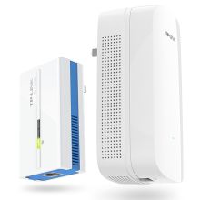 普联 TP-LINK TL-PA1000W 无线电力猫套装 (单位:套) 白色