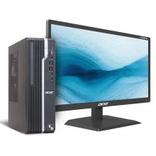 宏碁 商祺 SQX4270 340N 商用办公台式电脑整机(九代G5420 4G 1T Win10 三年上门)20英寸 黑色（单位：套）