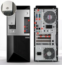 联想扬天 P680 I7-9700  8G 1T+256G无驱 热插拔硬盘仓 GTX1660Ti 6G独 W10 无线蓝牙21.5显示屏 台式电脑（单位：台）