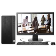 惠普 HP  288 Pro G4 MT 台式电脑 H370芯片组 I3-9100 4G 1T 2G独立显卡 DVDRW 麒麟操作系统（桌面版）V4 三年保修 +20.7寸显示器 黑色（单位：台）