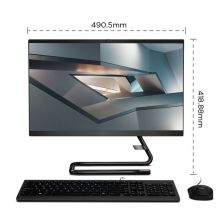 联想 AIO520C-22 21.5寸屏幕 联想一体机 i3-8145|4G|256G固态|集成显卡|21.5寸|Win10Home|三年有限保修 黑 (单位:台)