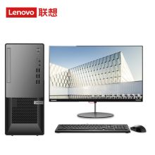 联想/lenovo 扬天M4000o I3-10100/8G/1T 台式整机 23.8英寸 黑色