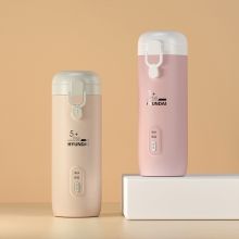 韩国现代（HYUNDAI）QC-SH0357迷你不锈钢电热杯粉色（单位：台）