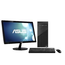 华硕 D540MC-I5H00050 台式电脑（21.5寸显示器/I5-9400/4G/1T+128G/集显/WIN10） 黑色（单位：台）