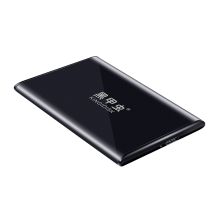 黑甲虫 KINGIDISK SLIM系列 金属超薄款 2.5英寸移动硬盘 USB3.0 320G 子夜黑