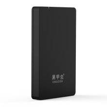 黑甲虫 KINGIDISK H80H系列 2.5英寸 移动硬盘 USB3.0 80G 磨砂黑