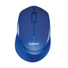 罗技 LOGITECH M330 无线静音鼠标 蓝色
