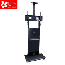 贝石 T100 900*500*2000mm 实木款电视推车(50-86英寸)移动电视支架 黑色 （单位：件）