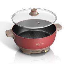 小熊 DHG-C50N3 5L 电火锅 家用电炒锅韩式多功能料理锅(单位:台)