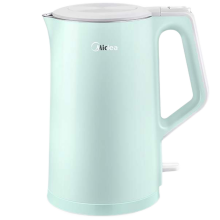 美的 MK-SJ1702 1.7L 快速沸腾/304不锈钢大容量/电热烧水壶 青色（单位：个）