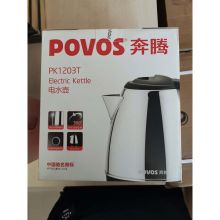 奔腾  PK1203T  1.2升  电热水壶  不锈钢壶身  银黑色  (单位:个)