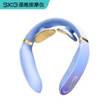 SKG  K6 按摩设备 颈椎按摩器 办公室热敷 便携手机智能操控 炫彩系列 蓝紫