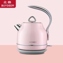 北鼎/Buydeem K203 电热水壶 炫彩304不锈钢自动断电烧水  蜜桃粉