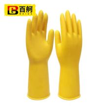 百舸 均码 乳胶手套 黄色(单位：付)