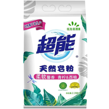 超能 青柠西柚 . 柔软馨香天然皂粉 2.258kg/袋