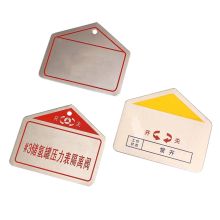 LRGIP 200mm×175mm 阀门标识牌（带介质色标）及1mm不锈钢支架 1mm铝板底板/0.2mm厚稀土自发光材料 单位：块（可定制）