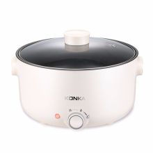 康佳（KONKA） HG1353 5升 大容量倾颜锅电火锅 米色 (单位：台)