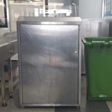 国产 定制650×600×900mm 垃圾桶 304钢 2.0mm厚 银色 (单位：个）