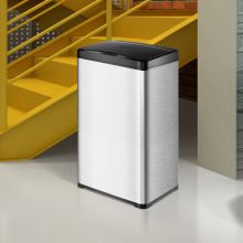 国产 HN-ZS02-40S 智能感应垃圾桶 40L 银色（单位：个）