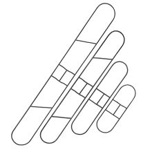 斯洁 90CM 平拖尘推铁架 本色（单位：个）