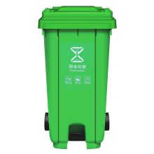敏胤(MINYIN) MYL-7120-9 120L 脚踏户外厨余标识分类垃圾桶(芾轮)BJ地区 (单位：个) 新国标(绿色)