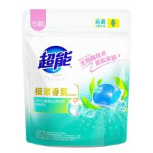超能 植翠香氛洗衣凝珠15粒 150g 单位：袋
