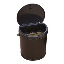 佳佰 8L 塑料茶渣垃圾桶 黑色（单位：个）