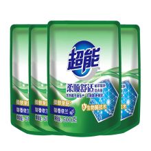 超能 500g*4 植翠低泡洗衣液袋装 (单位：袋）