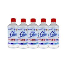 利尔康 500ml 75%度医用酒精消毒液 白色 起订量：50瓶 HX 单位：瓶